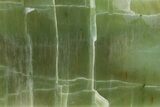 Polished Garnierite Slab - Madagascar #252302-1